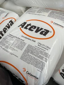 Ateva EVA resin raw material bags for hot‑melt adhesive production
