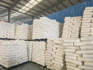 Stacked bag finished hot melt adhesive in factory warehouse